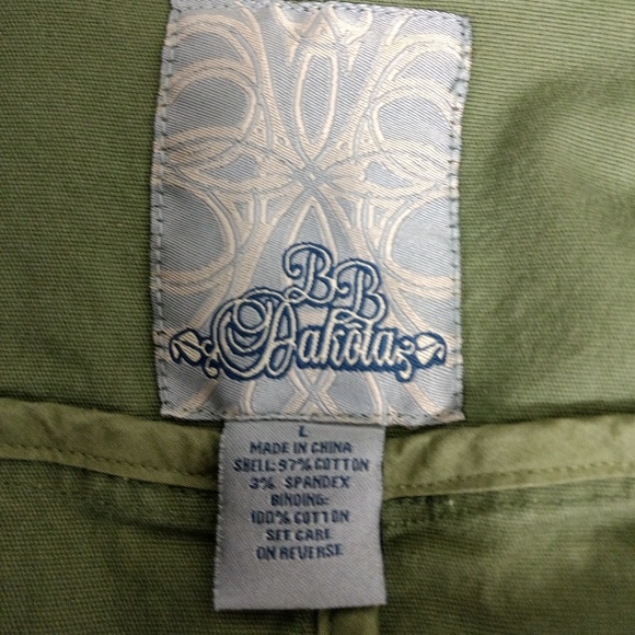 BB Dakota Green One Button Jacket Size Large - Picture 5 of 5